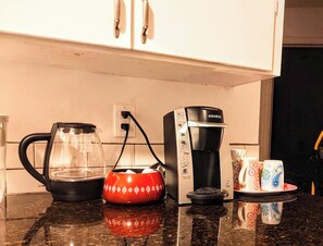 Kaffe og/eller kaffemaskine