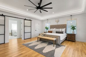 Large Master Bedroom with Spa like bathroom