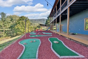 Score a hole in one on the mini golf course!