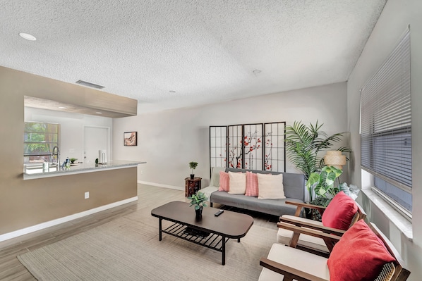 Spacious living area – perfect for relaxation.