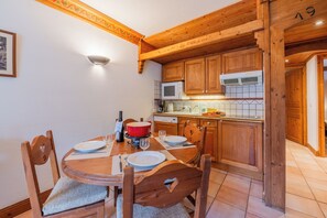 Kitchen and dining area