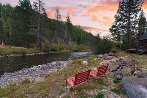 Right on the Truckee River.