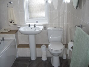 Downstairs Bathroom and toilet