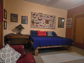 living room with day bed