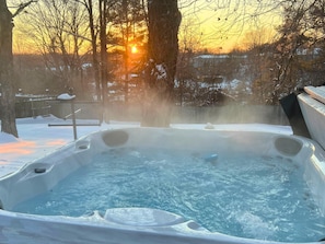 Bain à remous extérieur