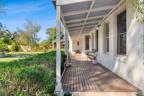 Verandah overlooking garden