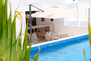 Enjoy a refreshing swim in our inviting pool oasis