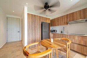 Cozy kitchenette equipped with essentials for light meals and morning coffee