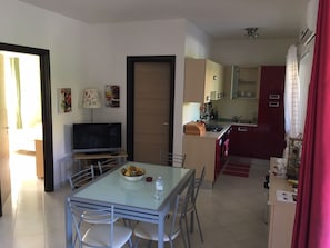Living room & kitchen