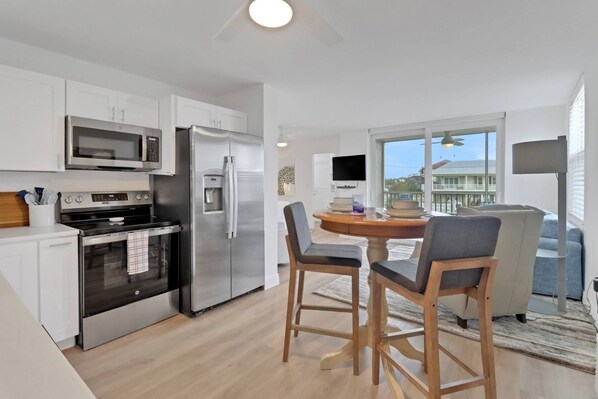 This newly remodeled Bonita Beach & Tennis studio condo is a great beach escape for two; located in Bldg. 1, it's the shortest walk to the beach!