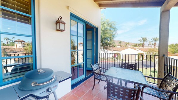 Private Balcony with Electric Grill