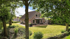 House view from the garden
