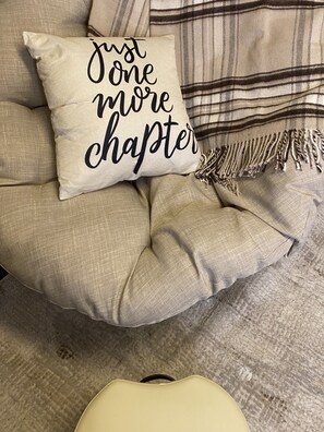 The perfect chair for relaxing or reading.