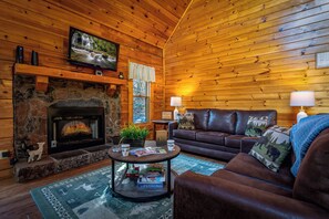 Family Room with Gas Fireplace 
