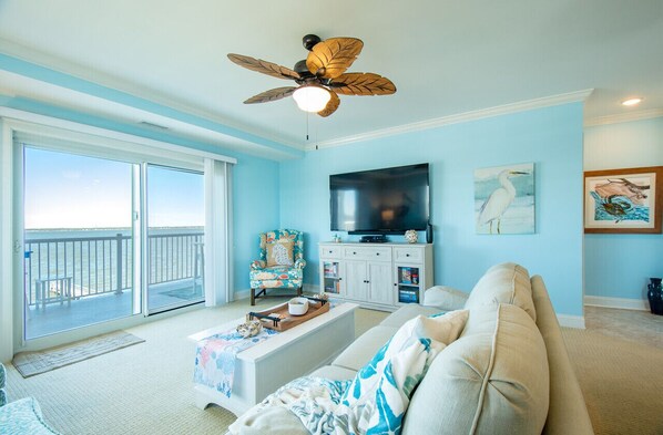 Living Room with Sound View