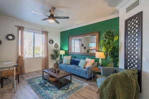 Spacious and bright living area