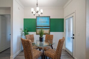 Simple and clean dining table