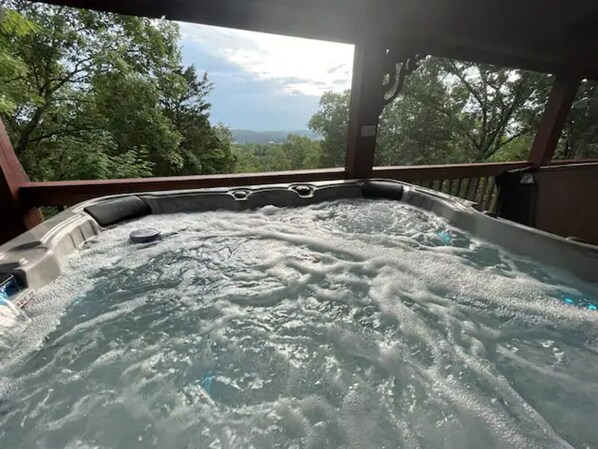 Bain à remous extérieur