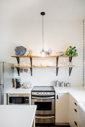 The kitchen.