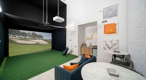 Comfortable cinema room
