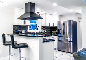 Whip up a meal in the modern kitchen!