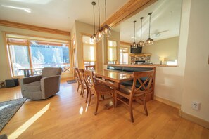Beautiful hardwood and open layout design