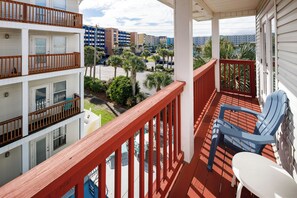 Balcony off of living room