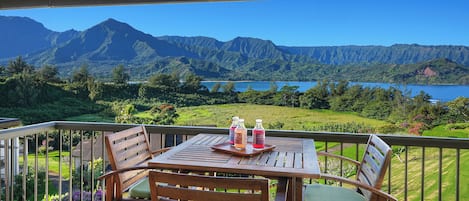 Ocean Views from your Lanai! – Enjoy breathtaking ocean and mountain views while dining or lounging outdoors.