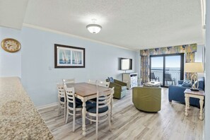 Sit together and enjoy a home cooked meal and chat about your fun-filled day!