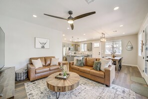 Living Room | 1st Floor | Queen Sleeper Sofa | Free WiFi
