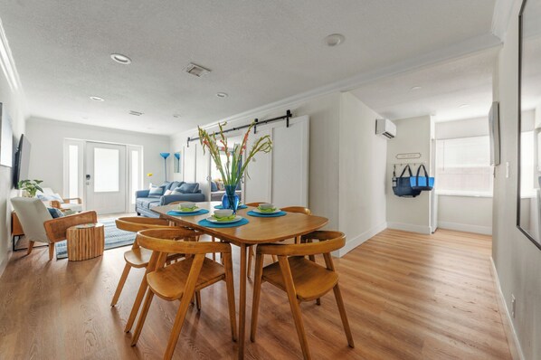 Dining space downstairs