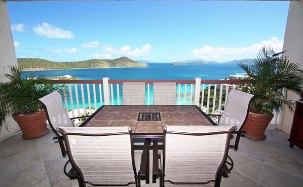 Views all the way to Tortola and the BVIs