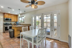 Dining Table | 1st Floor | Breakfast Bar | Dishware/Flatware