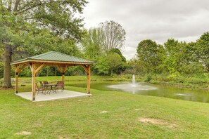 On-Site Gazebo & Lake