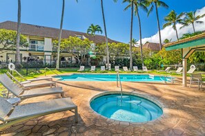 One of Two Pool and Hot Tubs