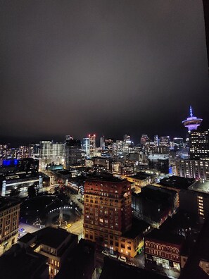 Blick von der Unterkunft