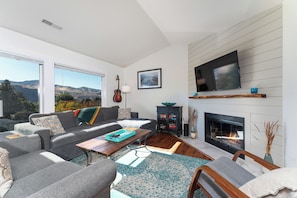 Enjoy Family time in this beautiful living room