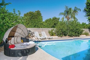 Take a refreshing dip or unwind in the heated pool, letting your worries melt away as you enjoy pure relaxation—day or night!