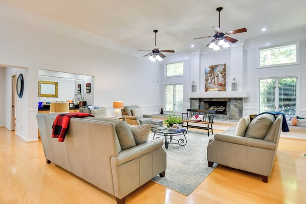 Athens Vacation Rental | 4BR | 2.5BA | 3,428 Sq Ft | Stairs Required