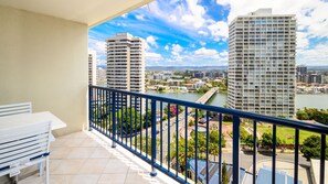 Enjoy alfresco dining with a view