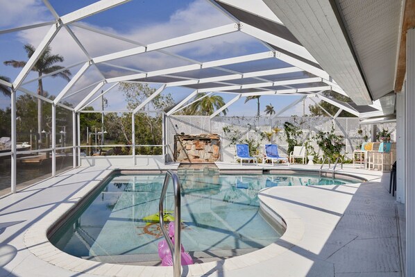 View of pool