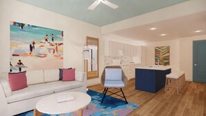 Bright, open living space with a relaxed vibe, ideal for unwinding and socializing.
