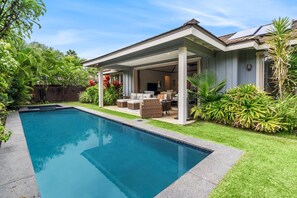 Enjoy your own private pool and hot tub for ultimate relaxation