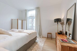 Master bedroom with sophisticated details