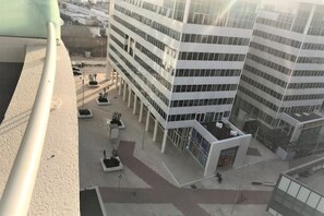 Blick von der Unterkunft