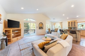 Spacious living areas.