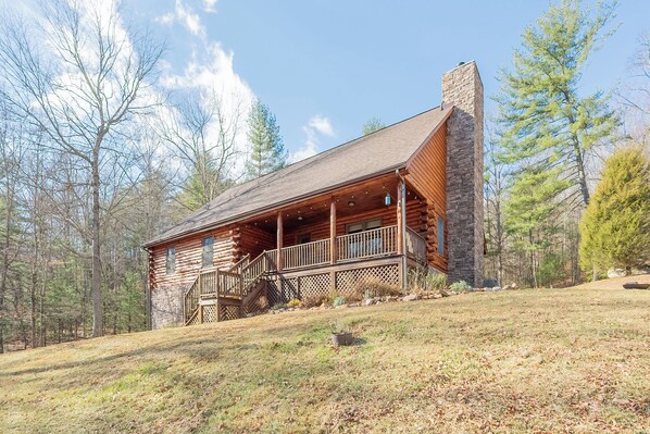 Front of home.