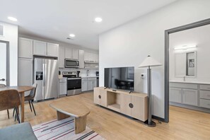 Living room and Kitchen area