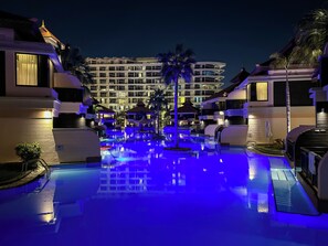 Front of property – evening/night