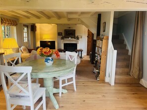 Open plan spacious lounge with kitchen and dining area. Private entrance for guests use only